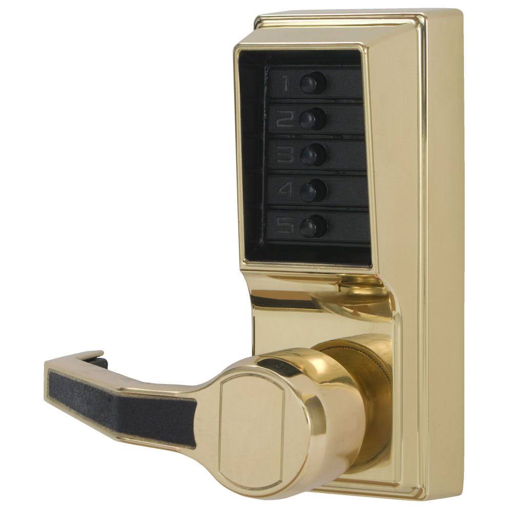 Keyless Door Lock Passage Left Hand Satin Chrome K52559