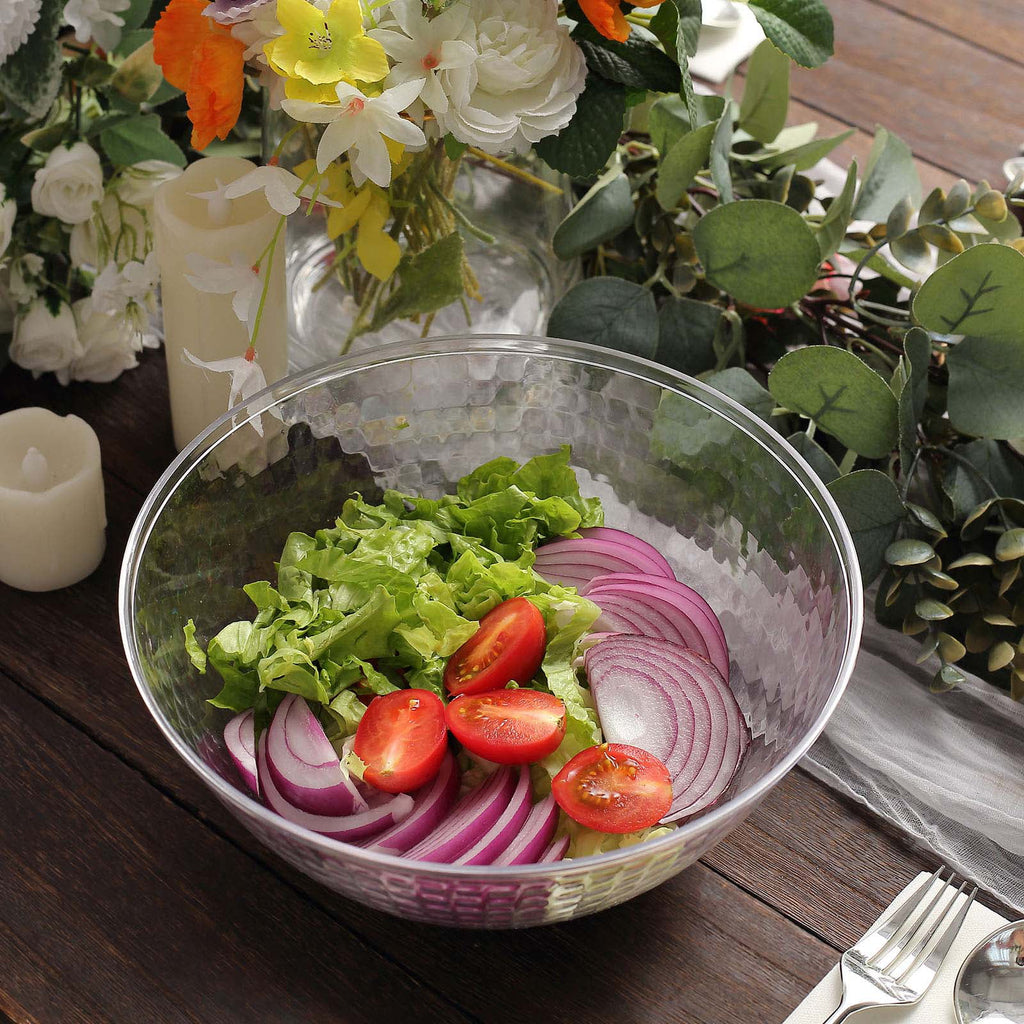 Clear 2qt Disposable Plastic Punch Bowl U574019