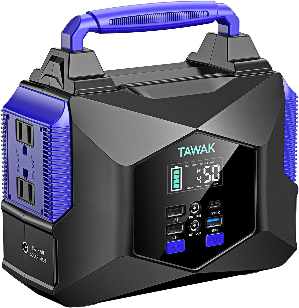 250Wh 300W Portable Power Station with LCD Screen H852737