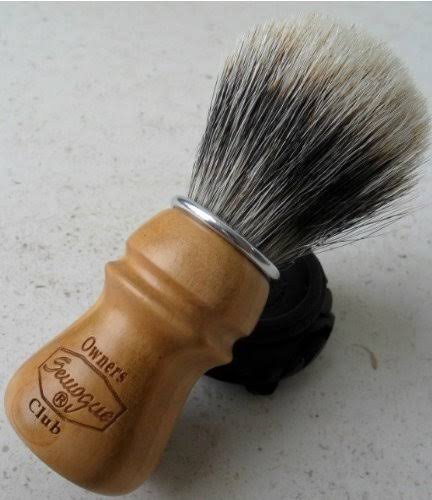 Cherry Wood Badger Shave Brush O378