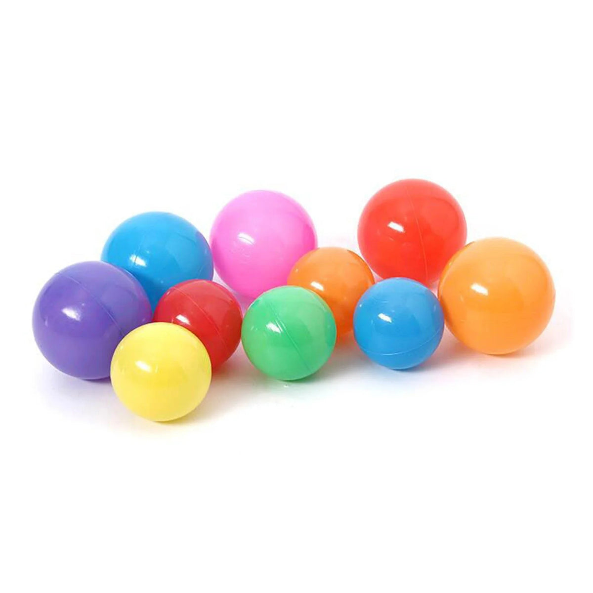 50PCS 5.5cm Colorful Soft Plastic Ocean Balls V7299