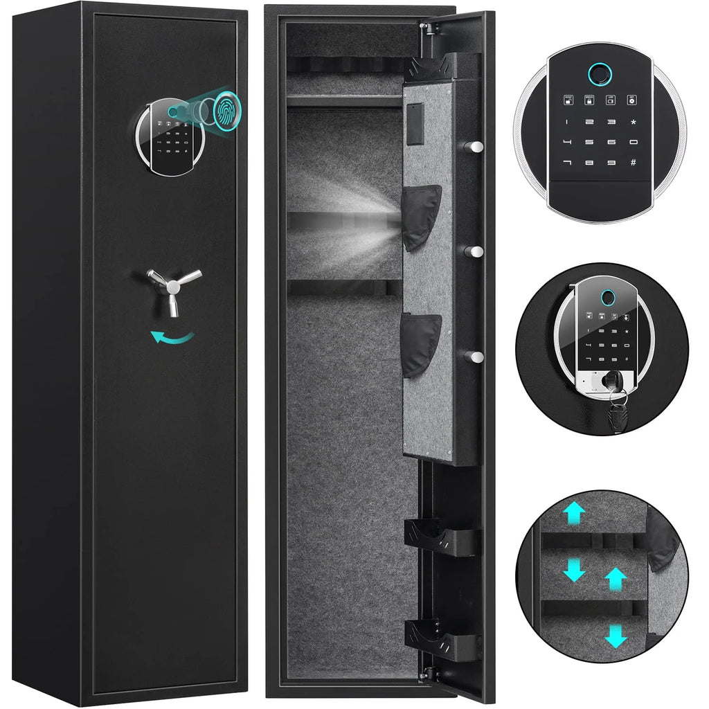 3-5 Long Gun Safe with Backlit Keypad J4024
