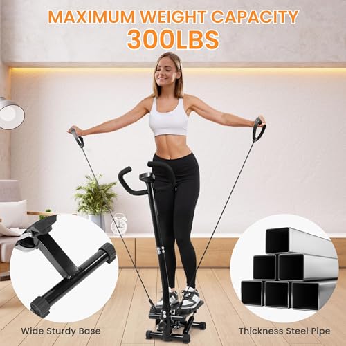 Portable Stepper with Resistance Bands S633659