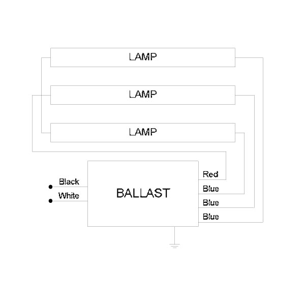 Electronic Fluorescent Ballast X4591