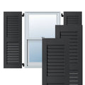 12x22 x 25 Open Louvered Cedar Shutters (Per Pair) P65142