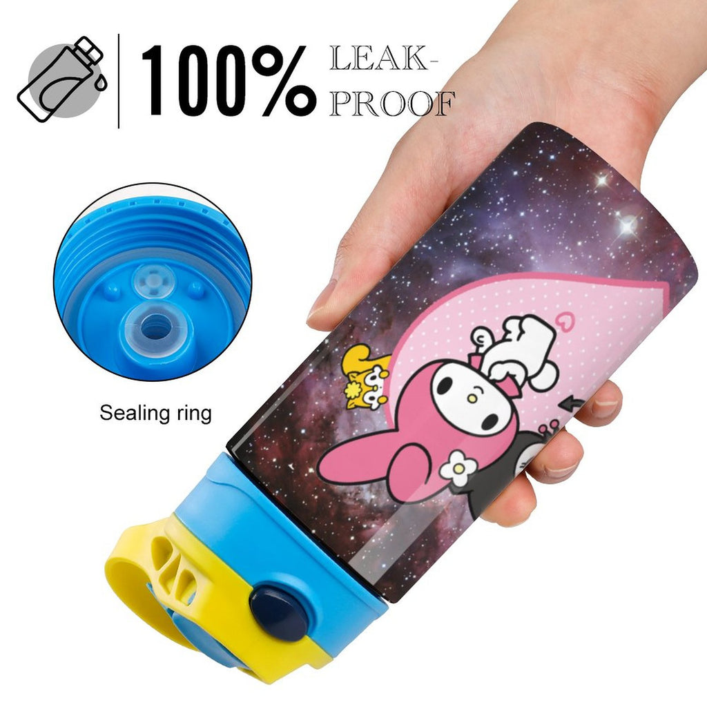 Stainless Steel Vacuum Insulated Water Bottle with Straw S4627