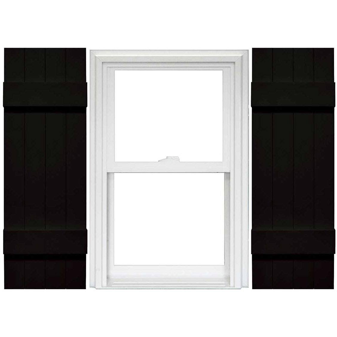 Board and Batten Vinyl Shutter (1 Pair) D1696