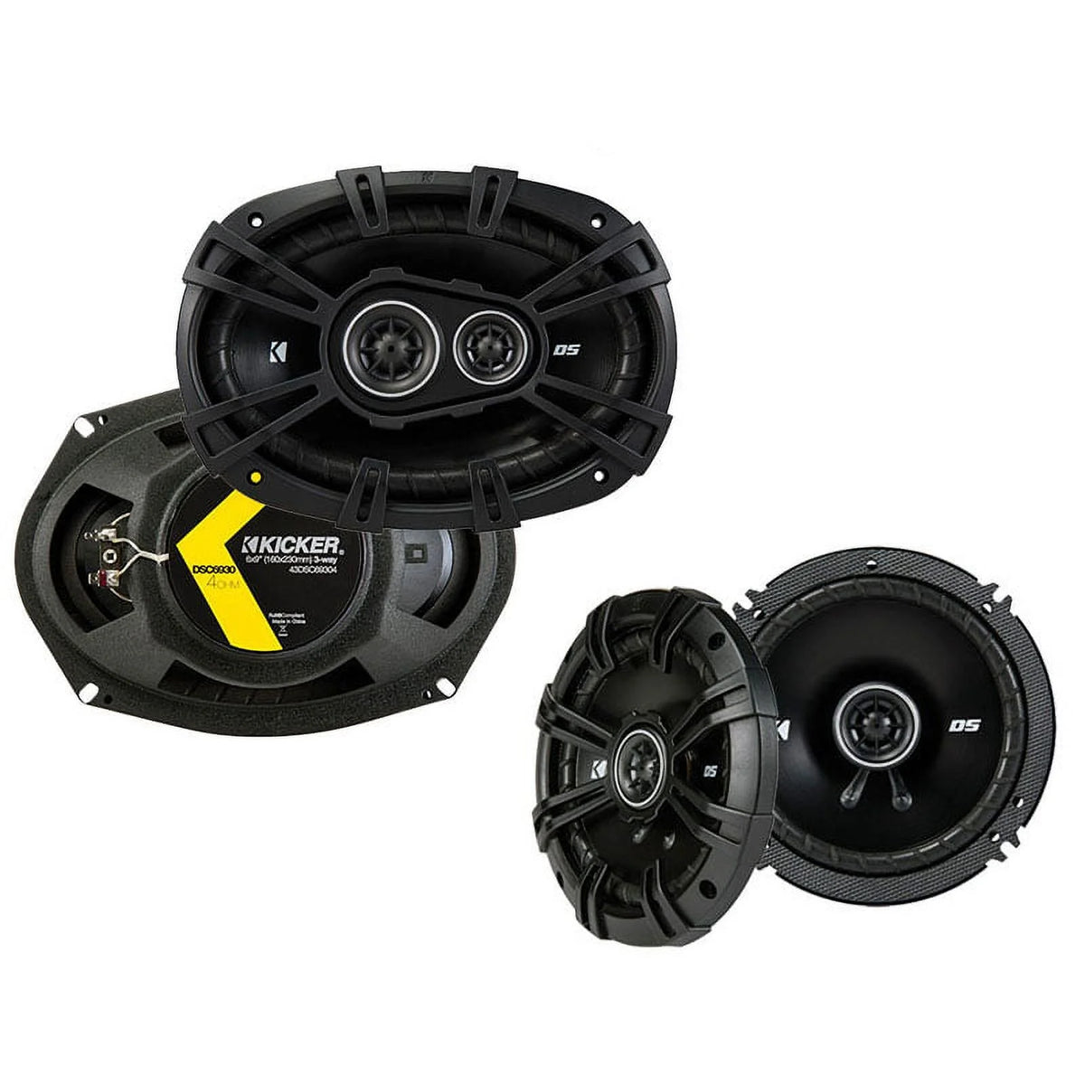 Kicker DSC65 DSC693 Speaker Package H525