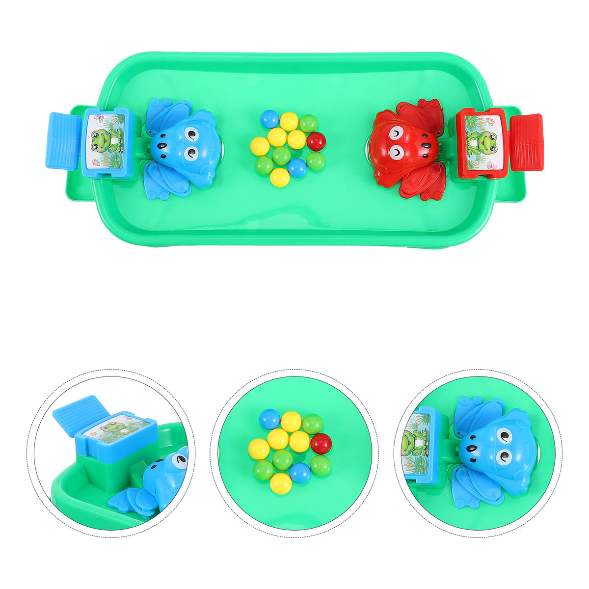 Montessori Educational Feeding Beads Frogs Game P65011