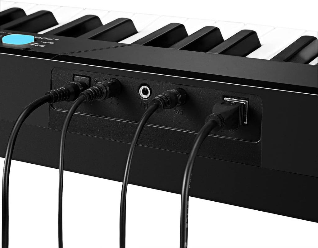 88-Key Semi-Weighted Electronic Keyboard Piano with X-Stand, Sustain Pedal, Power Supply, Carrying Case O127581