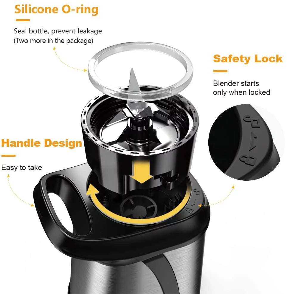 Single Serve Blender with 20Oz BPA-Free Cup A8616