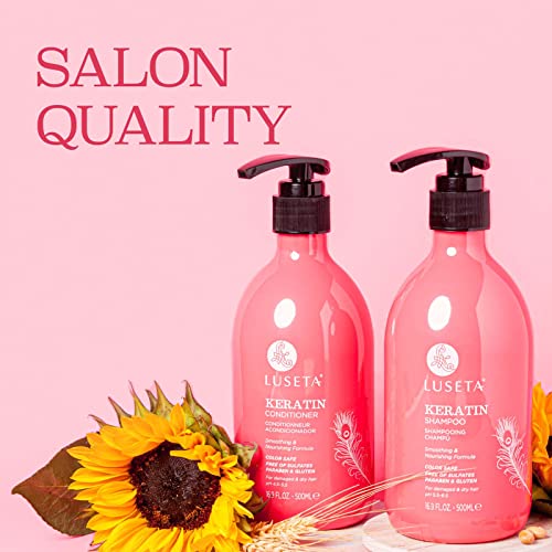 Hyaluronic Acid Moisturizing Shampoo & Conditioner Set Sulfate Free 2 x 16.9oz I9930
