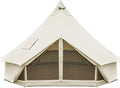 Canvas Bell Tent with Stove Jack Hole, 8-People 4 Seasons I37036