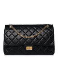 Quilted Flap Black Z46285