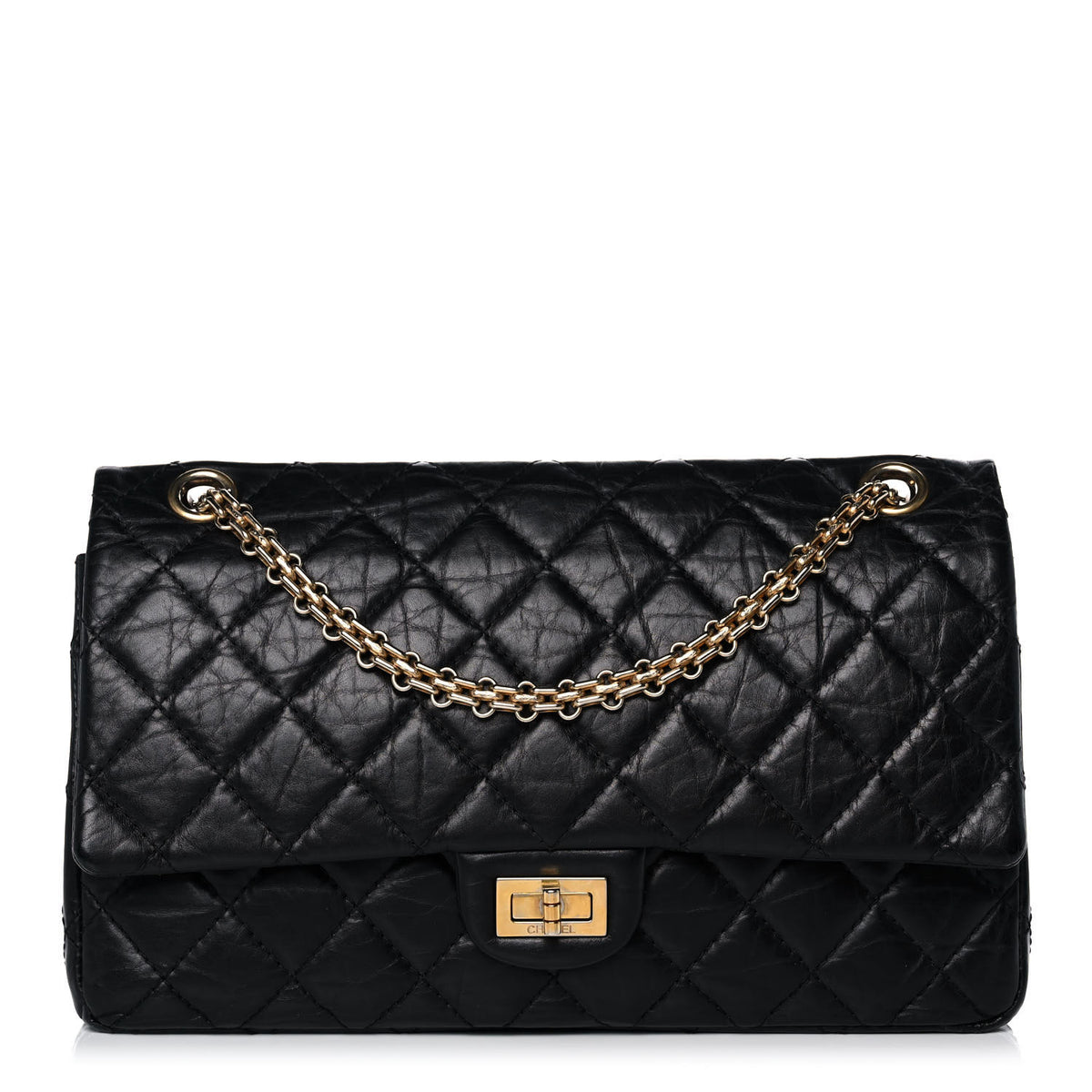 Quilted Flap Black Z46285
