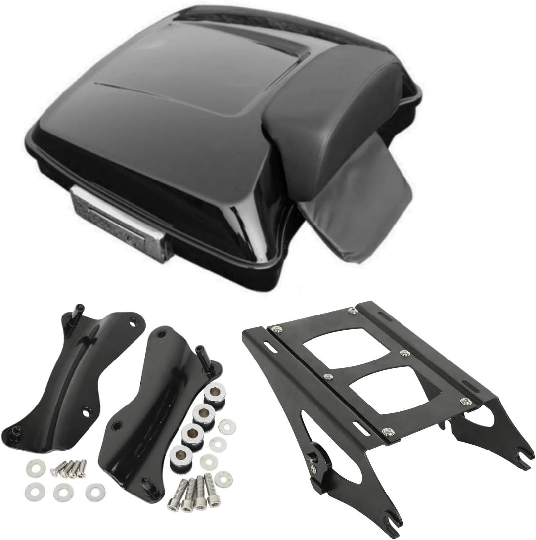 Razor Tour Pak Pack Trunk & Backrest Pad Vivid Black J293