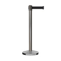 Retractable Belt Barrier Satin Stainless Steel Post E4283