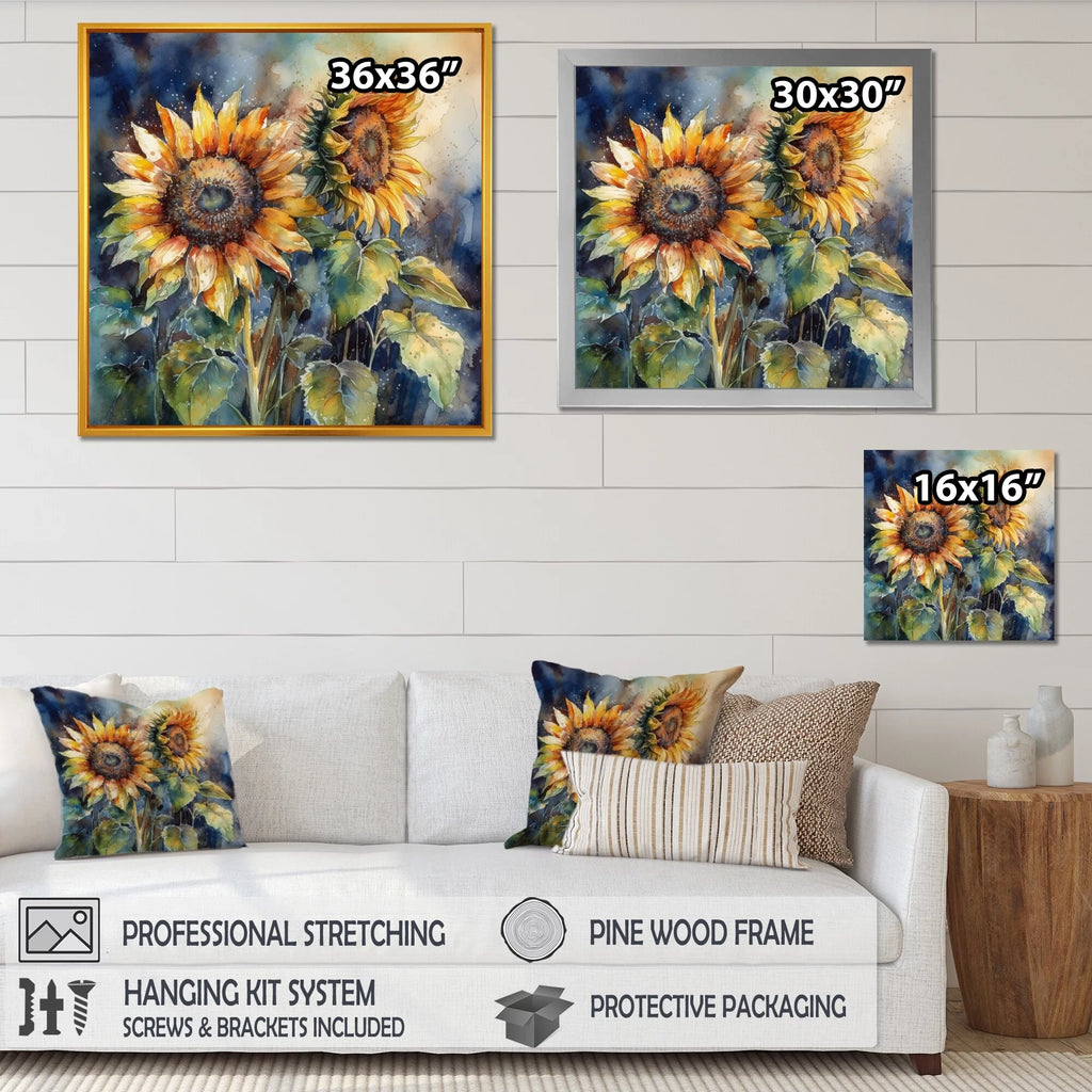 Framed Canvas Art Print 30 in. wide x 30 in. high E19054