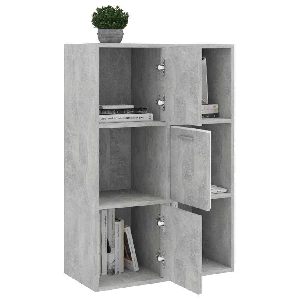 Concrete Gray Chipboard Storage Cabinet I186