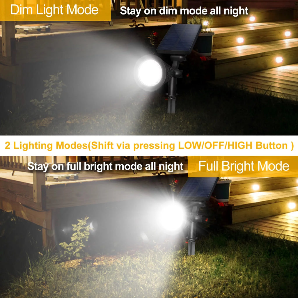 4 Pcs Solar Dusk To Dawn Outdoor Light H47246