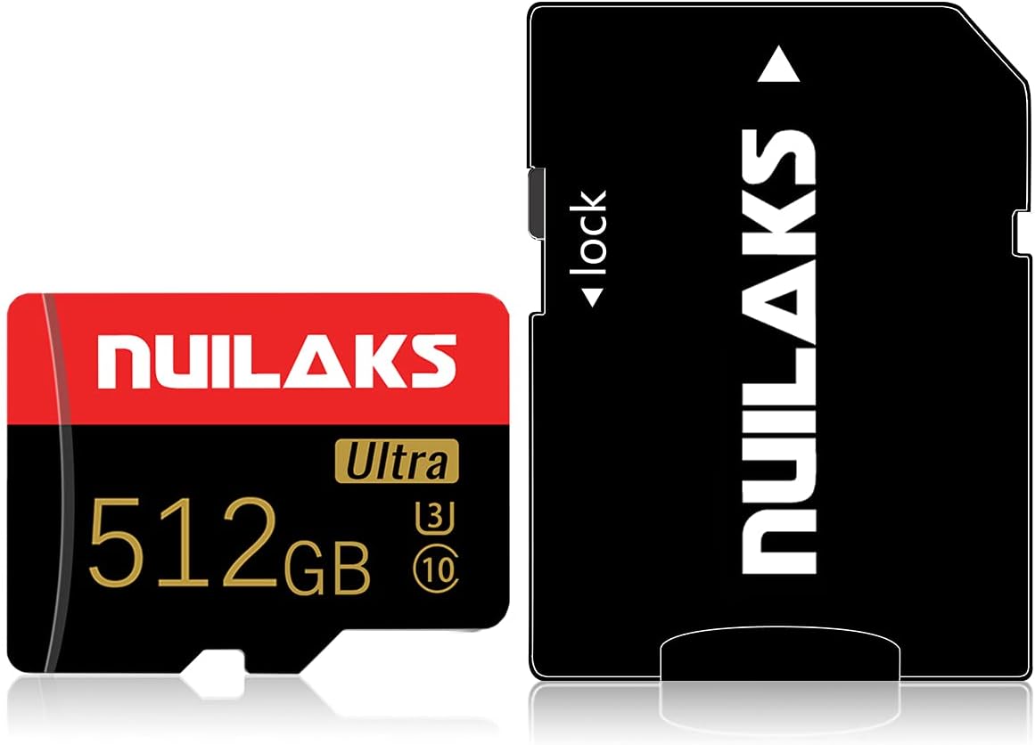 512GB microSDXC UHS-I U3 4K UHD Micro SD Card with Adapter A576