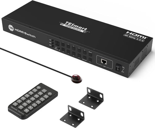 16×1 HDMI Switch 4K@60Hz HDCP 2.2 with Rack-Ears X631464