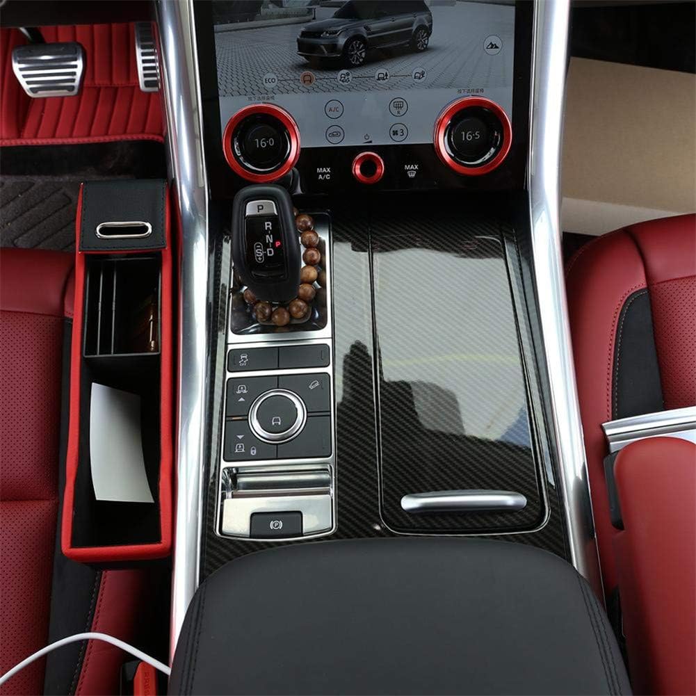 Carbon Fiber Style ABS Plastic Center Console Panel Cover Trim U8918