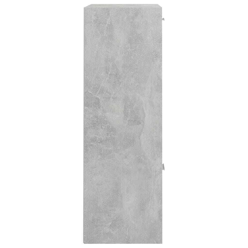 Concrete Gray Chipboard Storage Cabinet I186