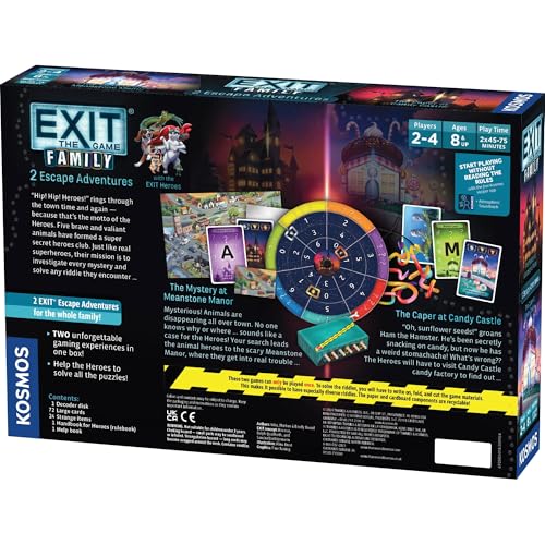 2 Escape Adventures Co-Operative Game E442338