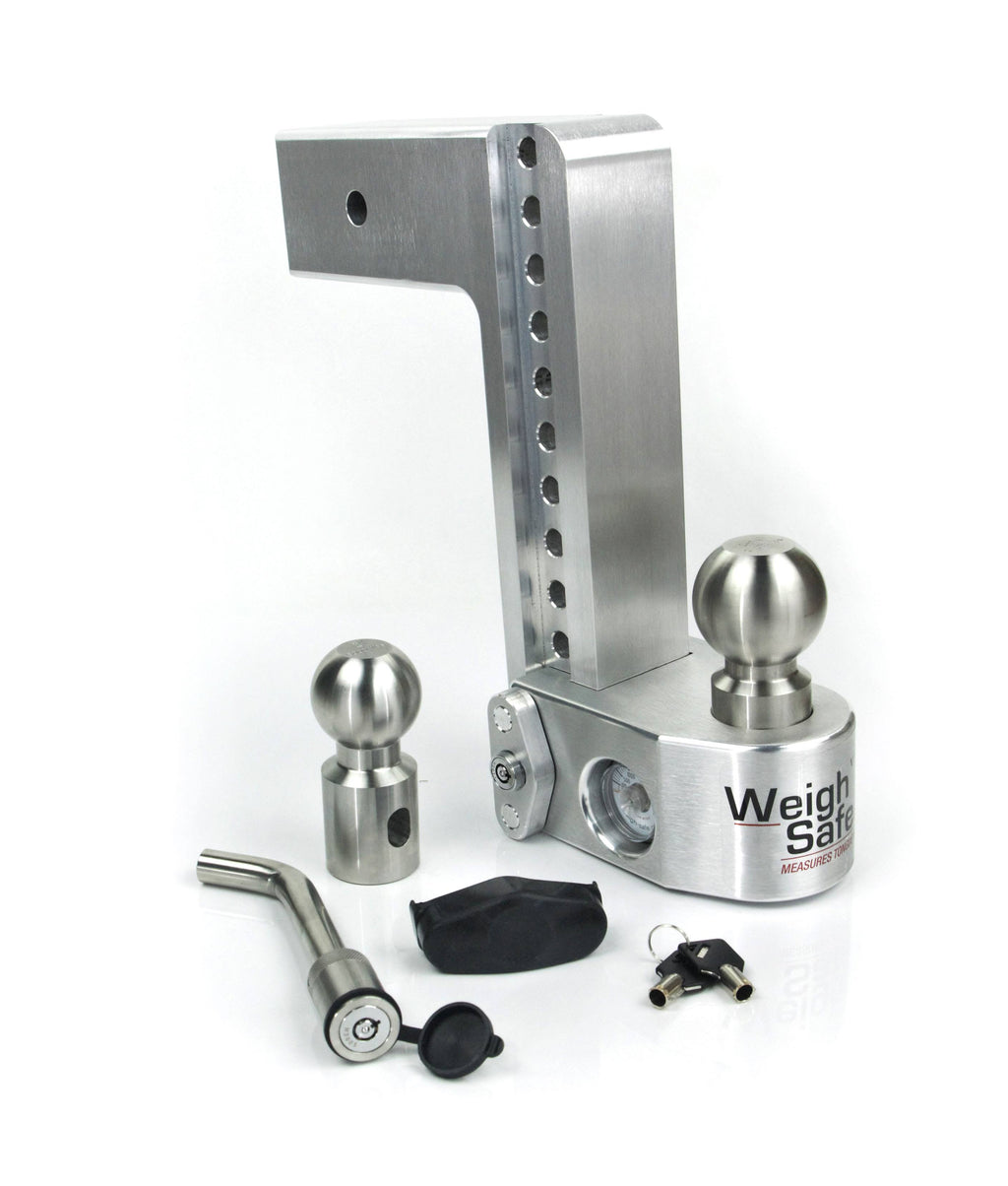 Adjustable 10x22 Drop Ball Mount with 3x22 Shank and Hitch Pin O865