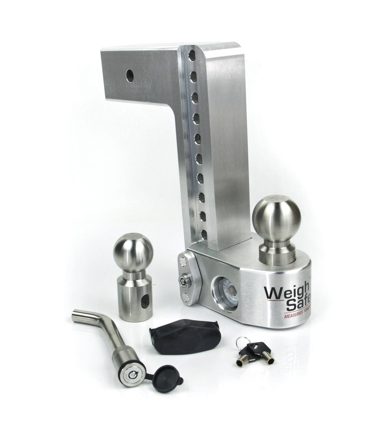 Adjustable 10x22 Drop Ball Mount with 3x22 Shank and Hitch Pin O865