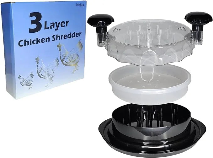 Chicken Shredder with Transparent Top and Removable Tray Q1463