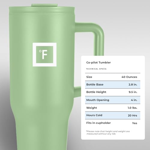 16 Oz Insulated Travel Tumbler with Straw I895463