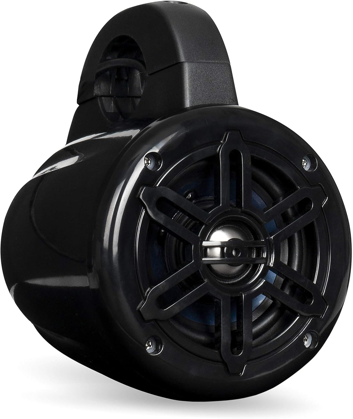 Pair of 400W 4-inch Speaker Pods with Blue LED Lighting Y573288