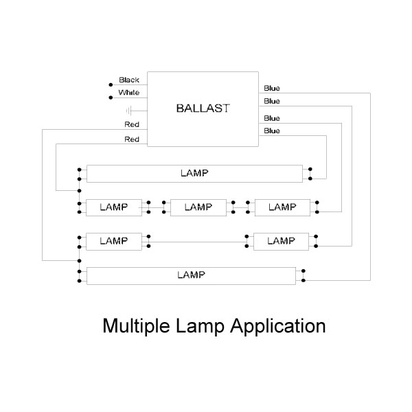 Electronic Fluorescent Ballast X4591