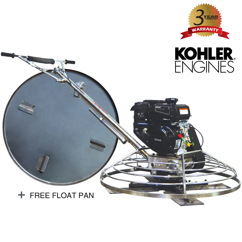 36" Gas Power Trowel with Blades and Float Pan J944811
