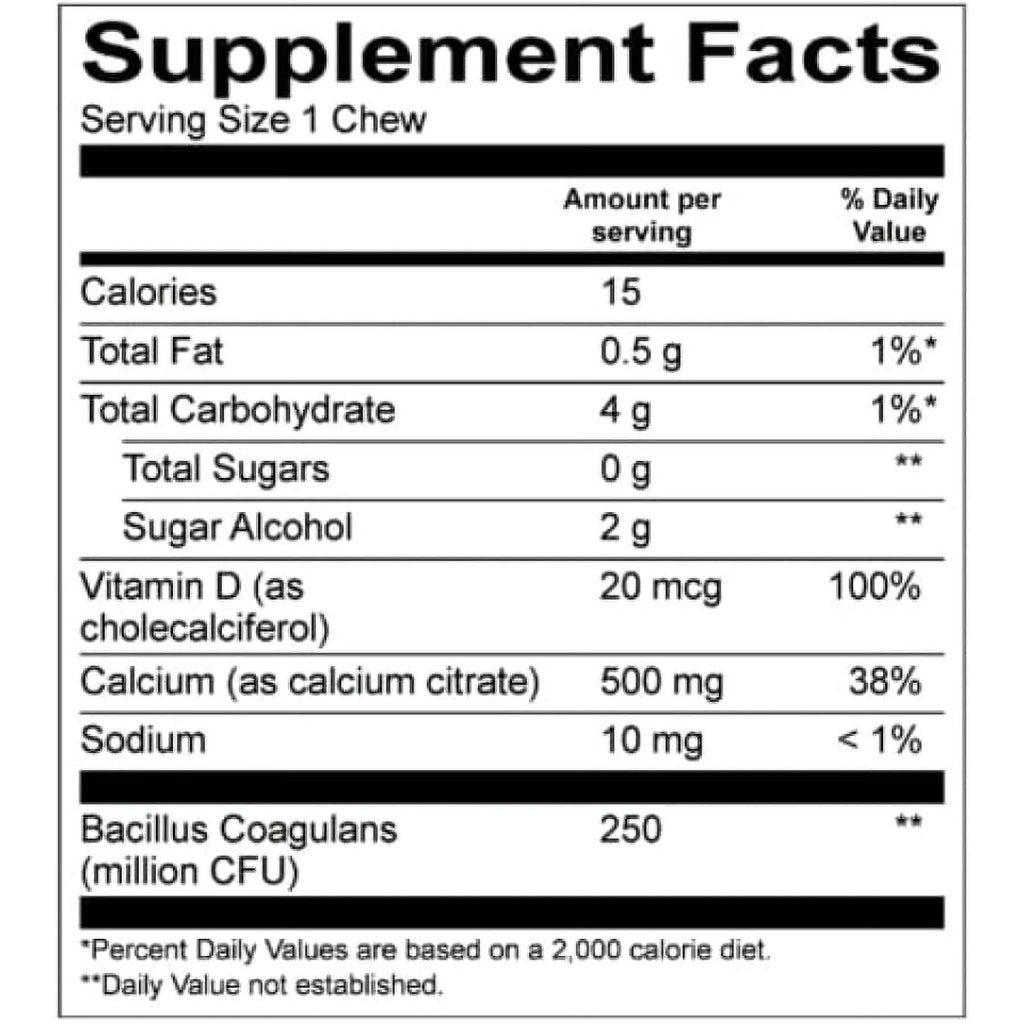 Chewable Bariatric Multivitamin with Iron and Calcium Citrate Soft Chews Z9113