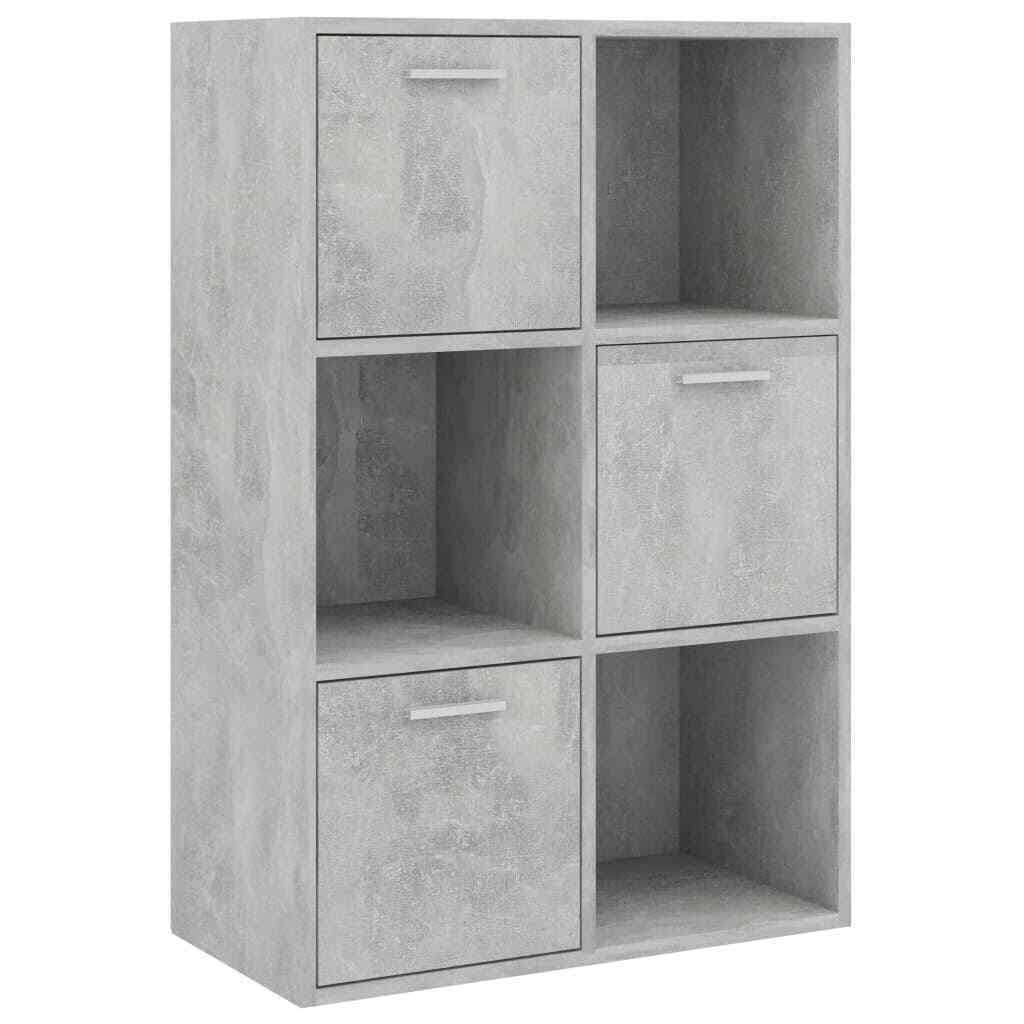 Concrete Gray Chipboard Storage Cabinet I186