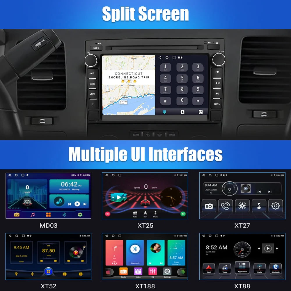 Car Radio Stereo with Bluetooth GPS Navigation J908568