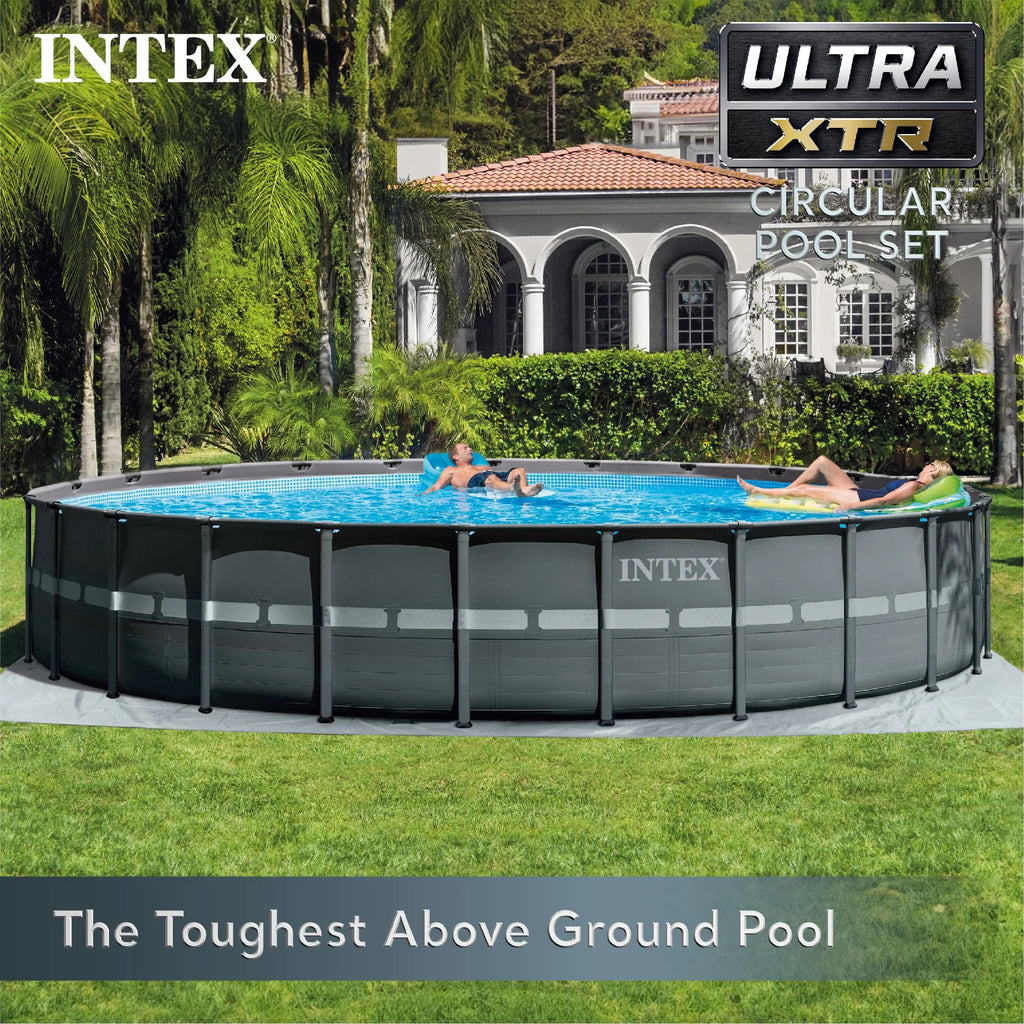 18Ft x 52In Above Ground Swimming Pool Set with Pump J531