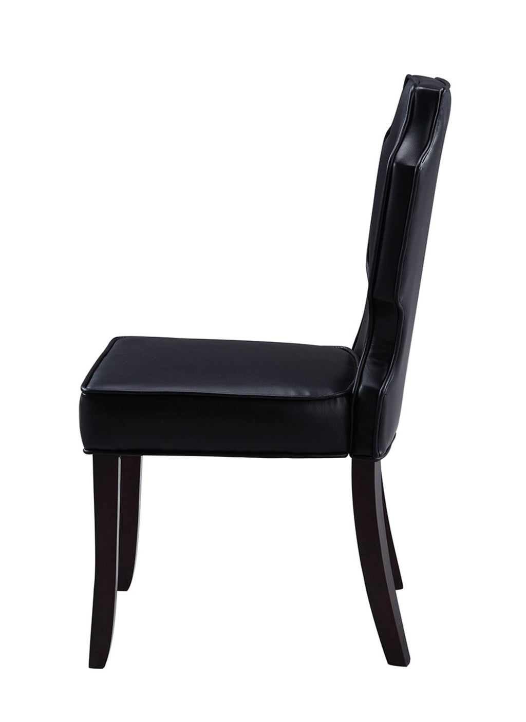 Tufted Dining Side Chair Set of 2 Black I913