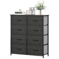 Light Gray 8 Drawer Vertical Dresser T248354