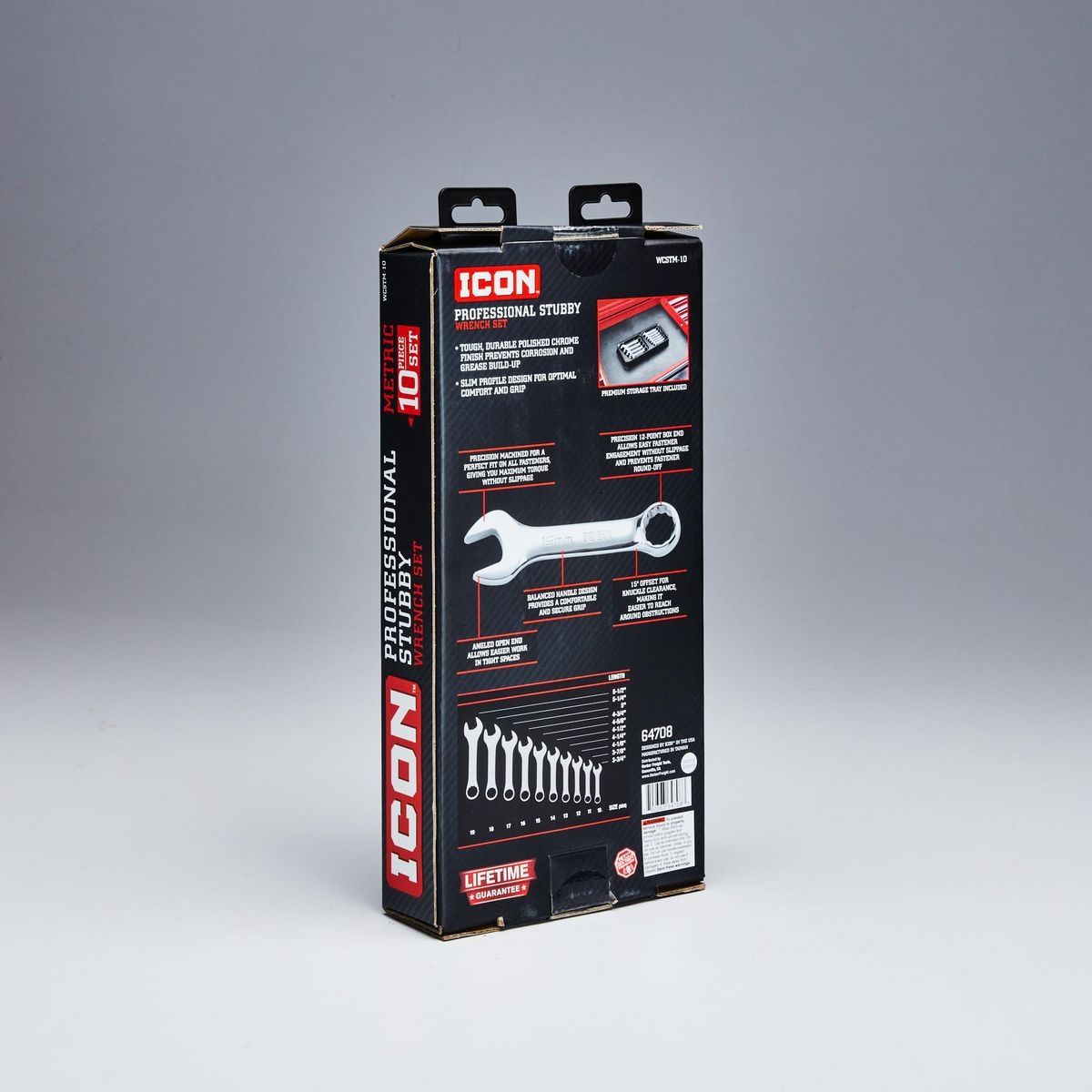 10 Piece Metric Combination Wrench Set Y362