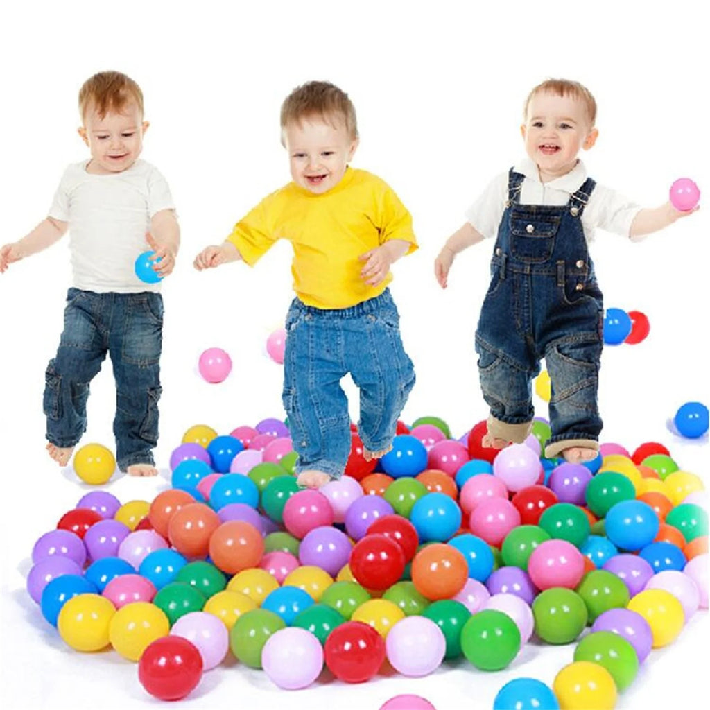 50PCS 5.5cm Colorful Soft Plastic Ocean Balls V7299