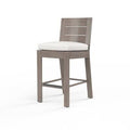 44x22 Patio Bar Stool with Cushion Cast Slate E634