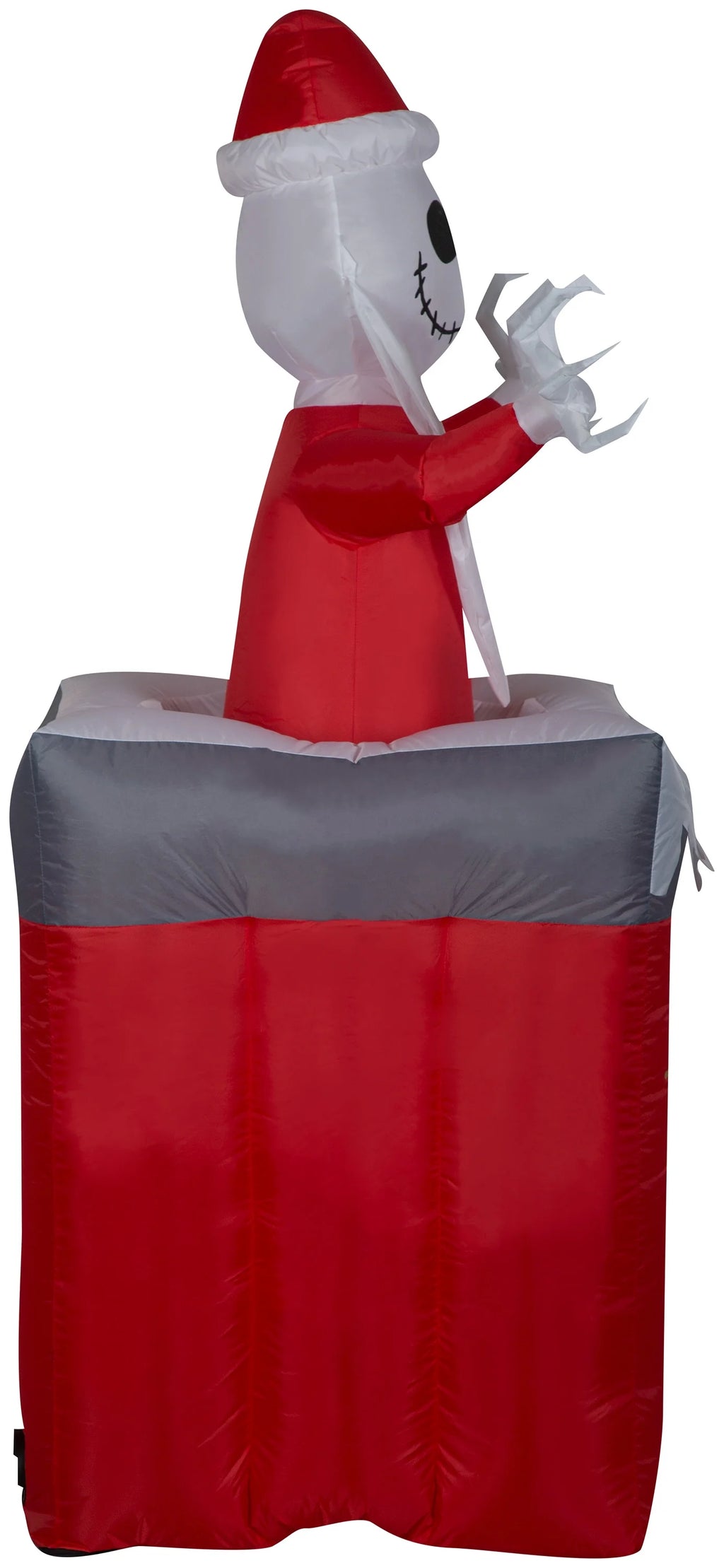 Animated Christmas Airblown Inflatable Jack Skellington in Chimney, 5.5 ft Tall Y763806