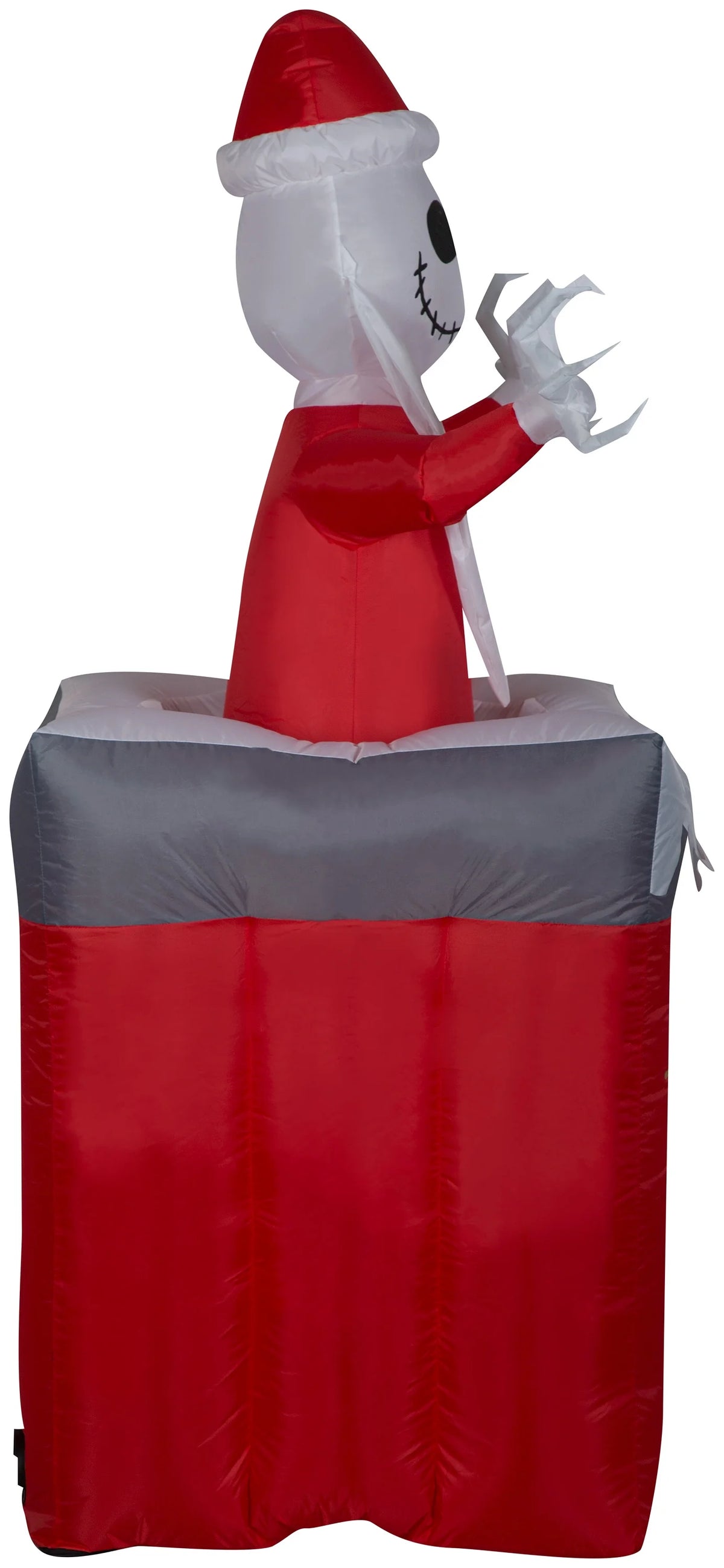 Animated Christmas Airblown Inflatable Jack Skellington in Chimney, 5.5 ft Tall Y763806