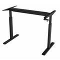 Adjustable Height Crank Desk, Black L8396