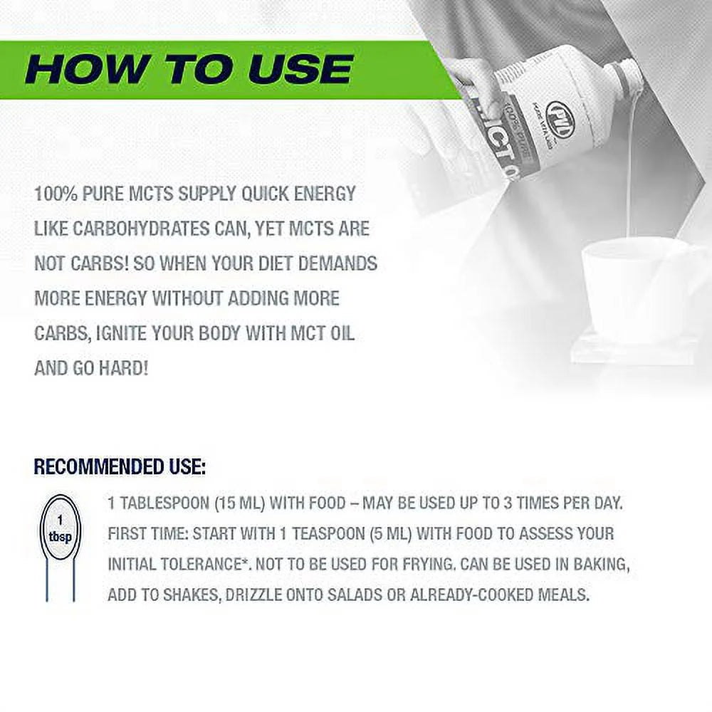 Pure MCT Oil, 946 ML N16577