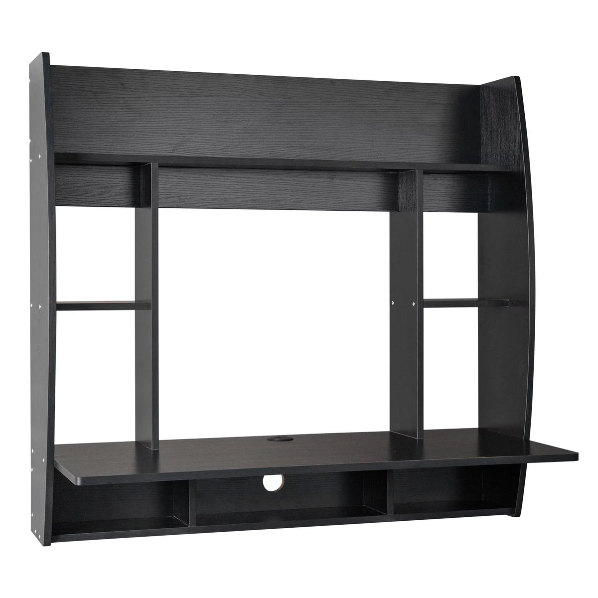 Floating Wall Mounted Computer Desk with Storage I8951